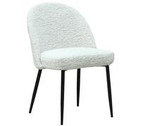 Hill Interiors Sorelle Dining Chair - White - 80cm x 58cm x 51cm - White - 100% Mixed