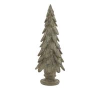 Hill Interiors Spruce Tree Sculpture - Brown - Brown - 24cm x 9cm x 9cm