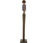 Hill Interiors Standing Jazz Band Trumpeter - Brown/Blue - Brown/Blue - One Size