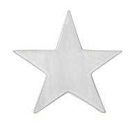 Hill Interiors Standing Star Decoration - White - White - 19cm x 5cm x 20cm
