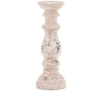 Hill Interiors Stone Ceramic Column Candle Holder