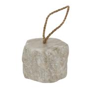 Hill Interiors Stone Doorstop in White Hill Interiors White