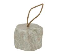 Hill Interiors Stone Doorstop - White - White