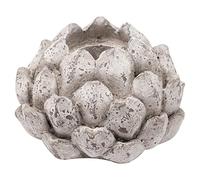 Hill Interiors Tea Light Holder Hill 1975 Stone Effect Acorn Ceramic Mixed One Size