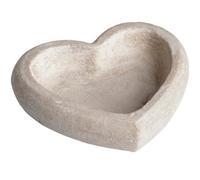 Hill Interiors Stone Heart Dish Cream (One Size)