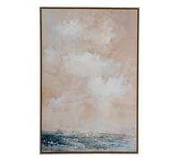 Hill Interiors Stratos Hand Painted Canvas In Frame - Wood - L3 X W80 X H120 Cm - Multi-Coloured