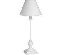 Hill Interiors Symi Slim Table Lamp (UK Plug) in White Hill Interiors White