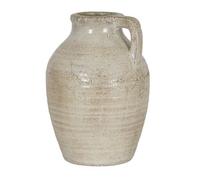 Hill Interiors Tarn Collection Large Jug With Handle - Ceramic - L20 X W20 X H28 Cm - White