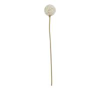 Hill Interiors The Natural Garden Collection Allium Artificial Flower - White - One Size