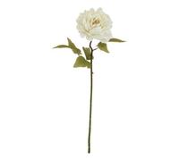 Hill Interiors The Natural Garden Collection Peony Artificial Flower - White - 52cm