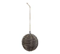 Hill Interiors The Noel Collection Wicker Bauble In Brown Brown One Size