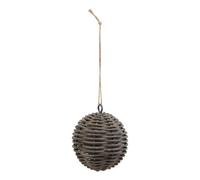 Hill Interiors The Noel Collection Wicker Bauble Brown (One Size)