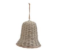 Hill Interiors The Noel Collection Wicker Bell Christmas Decoration Brown (8Cm X 6Cm X 6Cm)