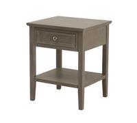Hill Interiors The Serene Collection One Drawer Side Table Modern Storage Furniture