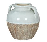 Hill Interiors Thorne Medium Amphora Vase - Ceramic - L21 X W21 X H22 Cm - White