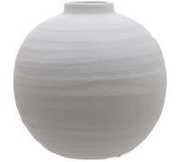 Hill Interiors Tiber Matte Vase White (28Cm X 28Cm X 28Cm)