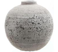 Hill Interiors Tiber Stone Ceramic Vase Grey (28Cm X 28Cm X 28Cm)