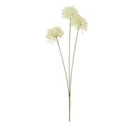 Hill Interiors Triple Allium Spray Artificial Flower (One Size) (Cream)