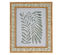 Hill Interiors Tundra Leaf Print Single Photo Frame in Brown Hill Interiors Brown