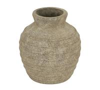 Hill Interiors Tuscan Vase - Grey - 33cm x 30cm x 30cm - Grey