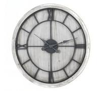 Hill Interiors Williston White Wall Clock, Mixed, 60 x 5 x 2.95 cm