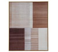 Hill Interiors Umbora Hand Painted Canvas In Frame - Wood - L3 X W80 X H100 Cm - Multi-Coloured
