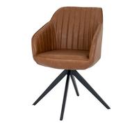 Hill Interiors Uppsala Tan Fabric Lounge Chair