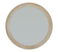 Hill Interiors Washed Wood Round Framed Large Mirror
