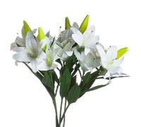 Hill Interiors White Lily Stem White (28Cm)