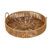 Hill Interiors Wicker Tray Brown (One Size)
