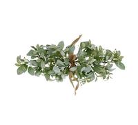 Hill Interiors Winter Spray Arrangement With Lambs Ear And Wax Flower - Plastic - H70 Cm - Green