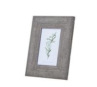 Hill Interiors Woven Photo Frame Grey (24Cm X 1Cm X 19Cm)