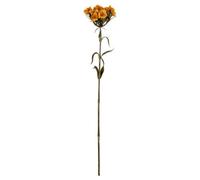 Hill Interiors Yellow Dianthus Spray Artificial Flower - Plastic - L14 X W14 X H55 Cm - Yellow