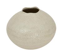 Hill Interiors Zaffera Caldron Vase - White/White - One Size, One Size - White/White - 100% Mixed