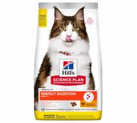 Hill’s Science Plan Perfect Digestion Adult 1+ Dry Cat Food with Chicken & Brown Rice, 1.5 kg