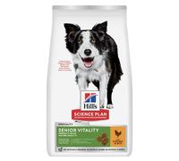 Hill’s Science Plan Senior Vitality Mature Adult 7+ Medium with Chicken & Rice - Economy Pack: 2 x 14kg