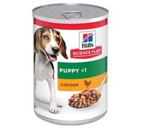 Hill Science Plan Puppy 1 with Chicken Complete Wet Food Puppy & Young Dogs Pregnant or Nursing Dogs Easy to Digest & Rich in Protein Minerals & Antioxidants Chicken (6 x 370g)