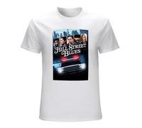 Hill Street Blues V3 Movie Poster DTG Print Men T Shirt White L