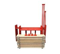 HILL TOP FABRICATIONS CO (1998) LTD - Scaffolding Tower with Boards 7.77 Meters (25'6") Working Height 6x4 Base Size. Steel and Polyester Powder Coated (PPC) for A High Quality Durable Finish.