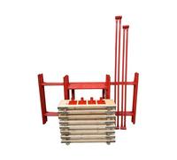 HILL TOP FABRICATIONS CO (1998) LTD - Scaffolding Tower with Scaffolding Boards 5.02 Meters (16'6") Working Height 6x2 Base Size. Steel & Polyester Powder Coated (PPC) High Quality Durable Finish.