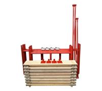 HILL TOP FABRICATIONS CO (1998) LTD - Scaffolding Tower with Scaffolding Boards & Castors 5.94 Meters (19'6") Working Height 6x4 Base Size. Steel & Polyester Powder Coated (PPC) Durable Finish.