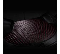 HILLAR Car Leather Boot Liner Mats for Mercedes Benz CLA 2020-2023,Cargo Tray Protector Liners Wear-Resistant Protector Pad Carpets Interior Accessories,A-Black Red