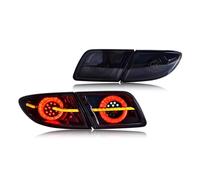 HILLAR Car Rear Tail Light For Mazda 6 2003-2008 Sedan Saloon Start-up Animation Sequential Turn Signal Black Rear Lamps Assembly LED Tail Lights