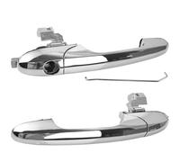 HILLAR Door Outer Handle for Fiat for 500 for 500C 2007-2018 Passenger Left Driver Right Side Car Exterior Outer Door Handle 735592026 735592012(Pair)