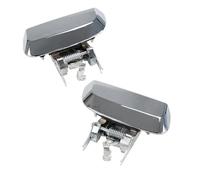 HILLAR Door Outer Handle for Nissan for Pathfinder 2002-2012 Car Rear Exterior Outside Door Handle Left Or Right Side 82607-EA502 82606-EA502(1 Pair Chrome)