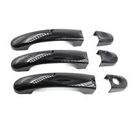 HILLAR Door Outer Handle for VW T5 T6 for Transporter for Caddy Exterior Side Car Door Handle Cover Decoration Trim(Gloss Black)