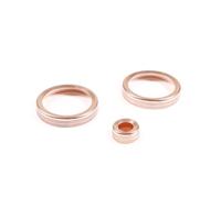 HILLAR Interior Trim Accessory for Range for Rover for Velar 2017-2023 for RR for Evoque 2019-2022 Car Central Air Conditioning Volume Knobs Ring Trim Car Interior(Rose)