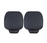 HILLAR Universal Leather Car Seat Cover Set Protection Auto Seats Cushion Pad Mats Chair Protector Car Seat Cover(2*Black Front)