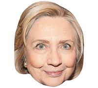 Hillary Clinton (Earring) Celebrity Mask, Flat Card Face, Fancy Dress Mask