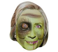 Hillary Clinton (Zombie 2) Celebrity Mask, Flat Card Face, Fancy Dress Mask